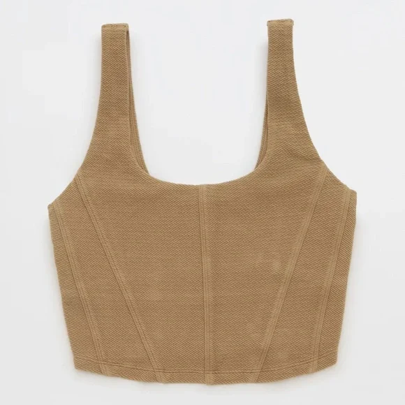 NWT OFFLINE By Aerie PartyFavor Corset Bra Top - Picture 3 of 7